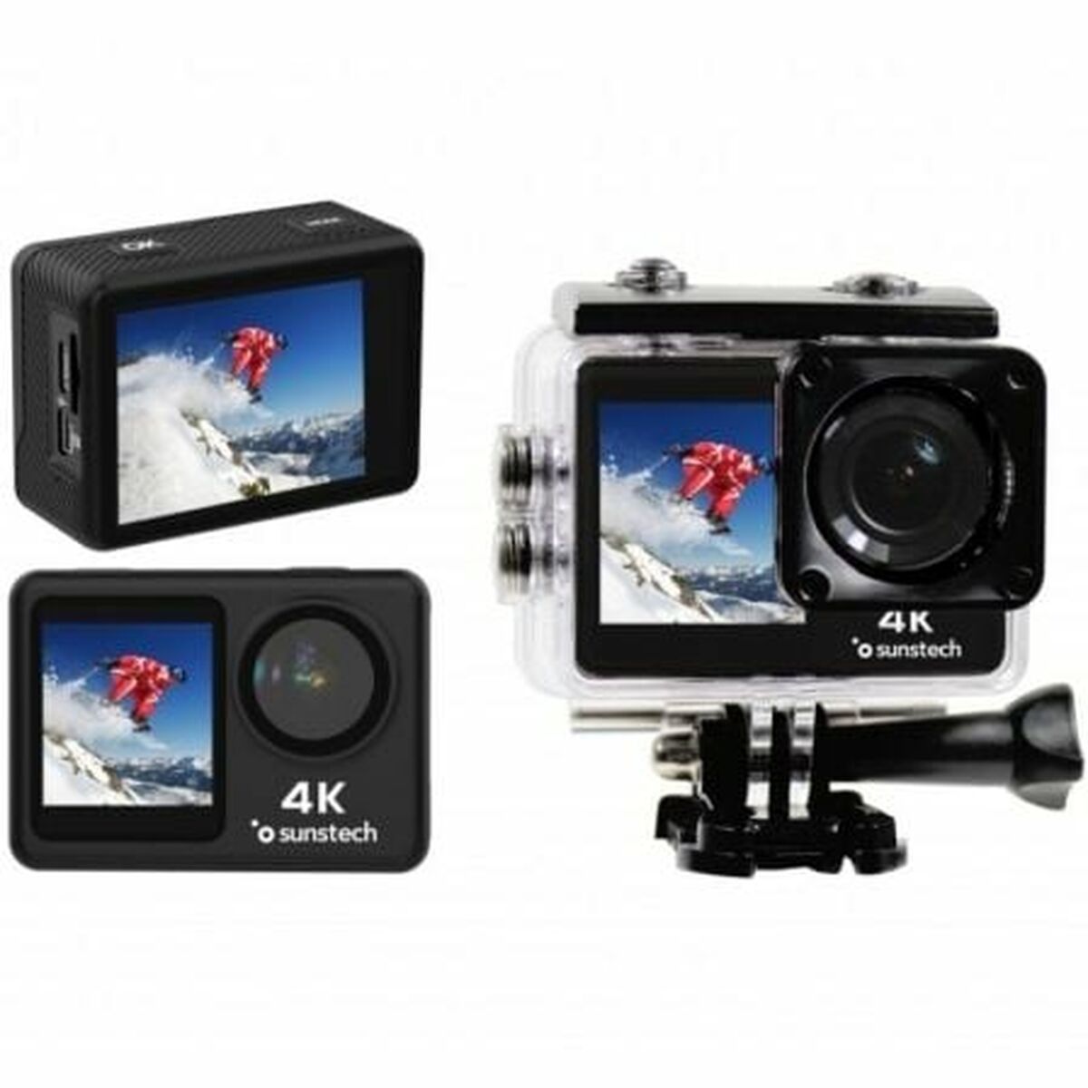 Children’s Digital Camera Sunstech ADVENTURE4KBK Children’s Digital Camera Sunstech ADVENTURE4KBK