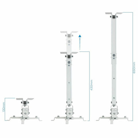 Tilt Ceiling Mount for Projectors TooQ PJ2012T-W 20 kg Tilt Ceiling Mount for Projectors TooQ PJ2012T-W 20 kg