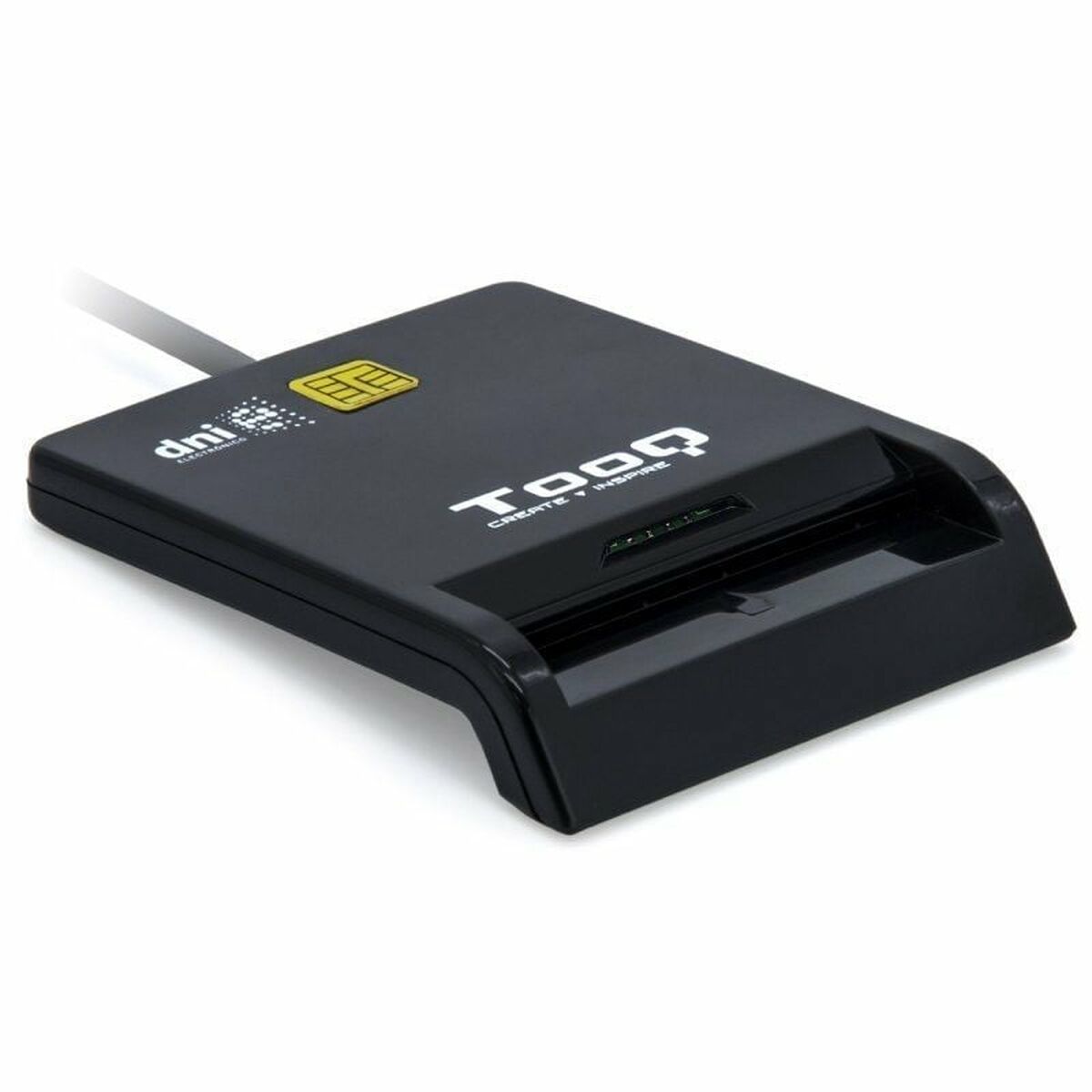 Smart Card Reader TooQ TQR-211B Black Smart Card Reader TooQ TQR-211B Black