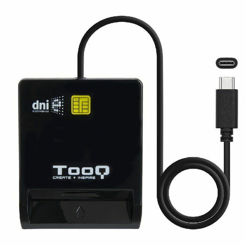 Smart Card Reader TooQ TQR-211B Black Smart Card Reader TooQ TQR-211B Black