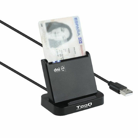 Smart Card Reader TooQ TQR-220B Black Smart Card Reader TooQ TQR-220B Black