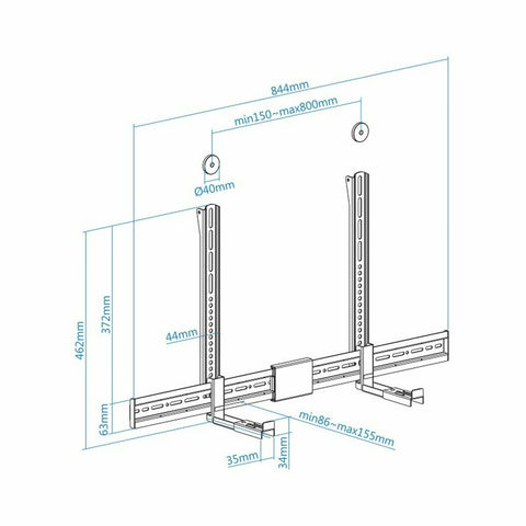 TV Mount TooQ Black TV Mount TooQ Black