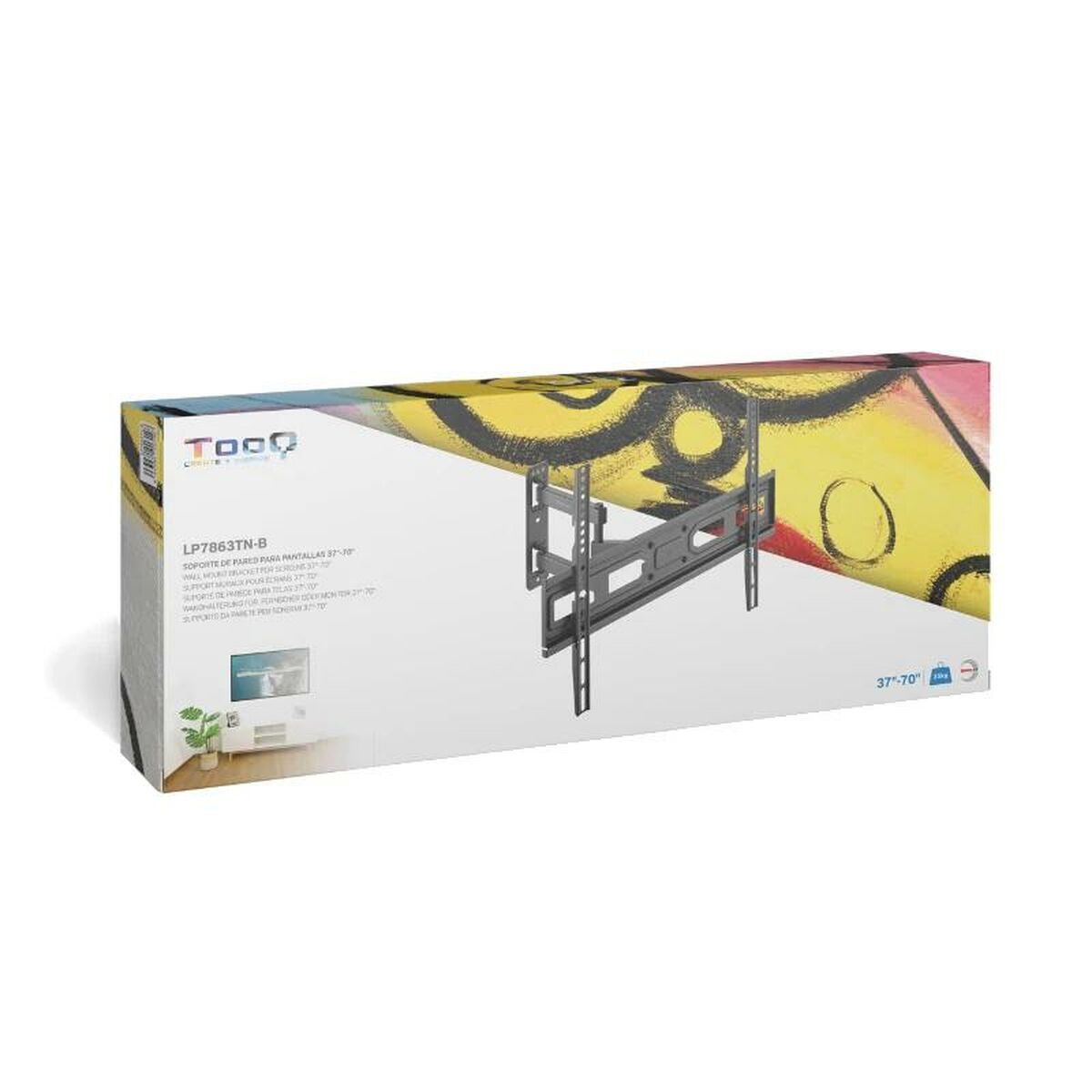 TV Wall Mount with Arm TooQ LP7863TN-B 35 kg TV Wall Mount with Arm TooQ LP7863TN-B 35 kg