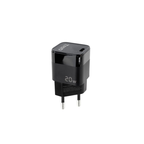 Wall Charger TooQ TQWC-PD20 Black 20 W (1 Unit) Wall Charger TooQ TQWC-PD20 Black 20 W (1 Unit)