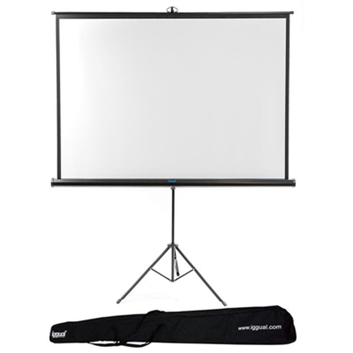 Portable Projection Screen iggual Pantalla Mural 200x200cm con Trípode Portable Projection Screen iggual Pantalla Mural 200x200cm con Trípode