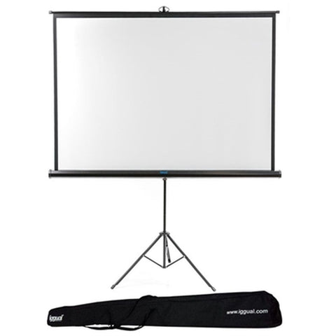 Portable Projection Screen iggual Pantalla Mural 200x200cm con Trípode Portable Projection Screen iggual Pantalla Mural 200x200cm con Trípode