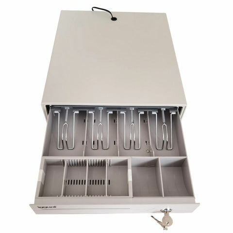Cash Register Drawer iggual IRON-1W IGG315316 41 cm White Cash Register Drawer iggual IRON-1W IGG315316 41 cm White