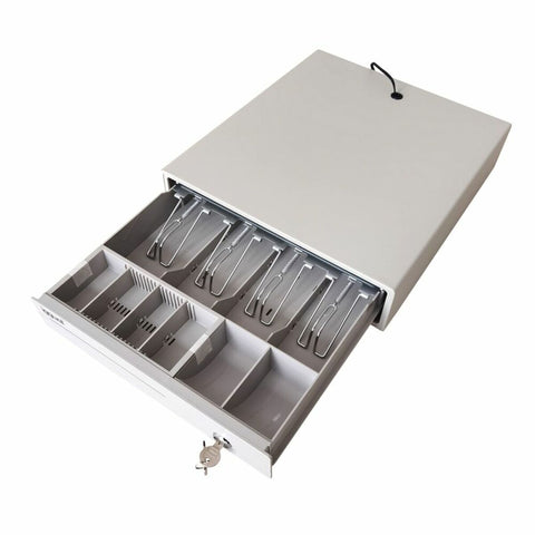 Cash Register Drawer iggual IRON-1W IGG315316 41 cm White Cash Register Drawer iggual IRON-1W IGG315316 41 cm White