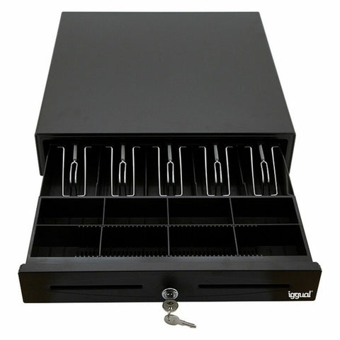 Cash Register Drawer iggual IGG316344 Black Cash Register Drawer iggual IGG316344 Black