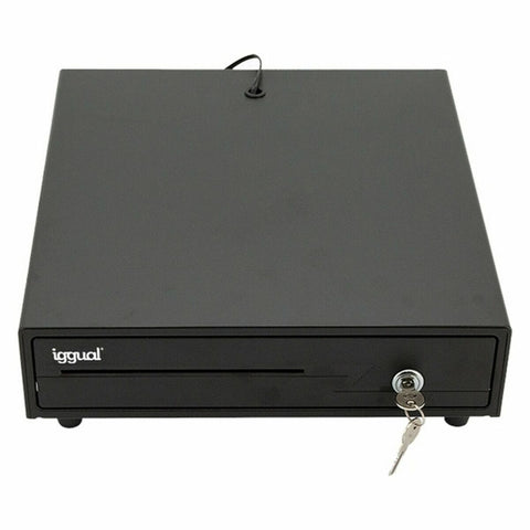 Cash Register Drawer iggual IGG316368 Black Multicolour Cash Register Drawer iggual IGG316368 Black Multicolour