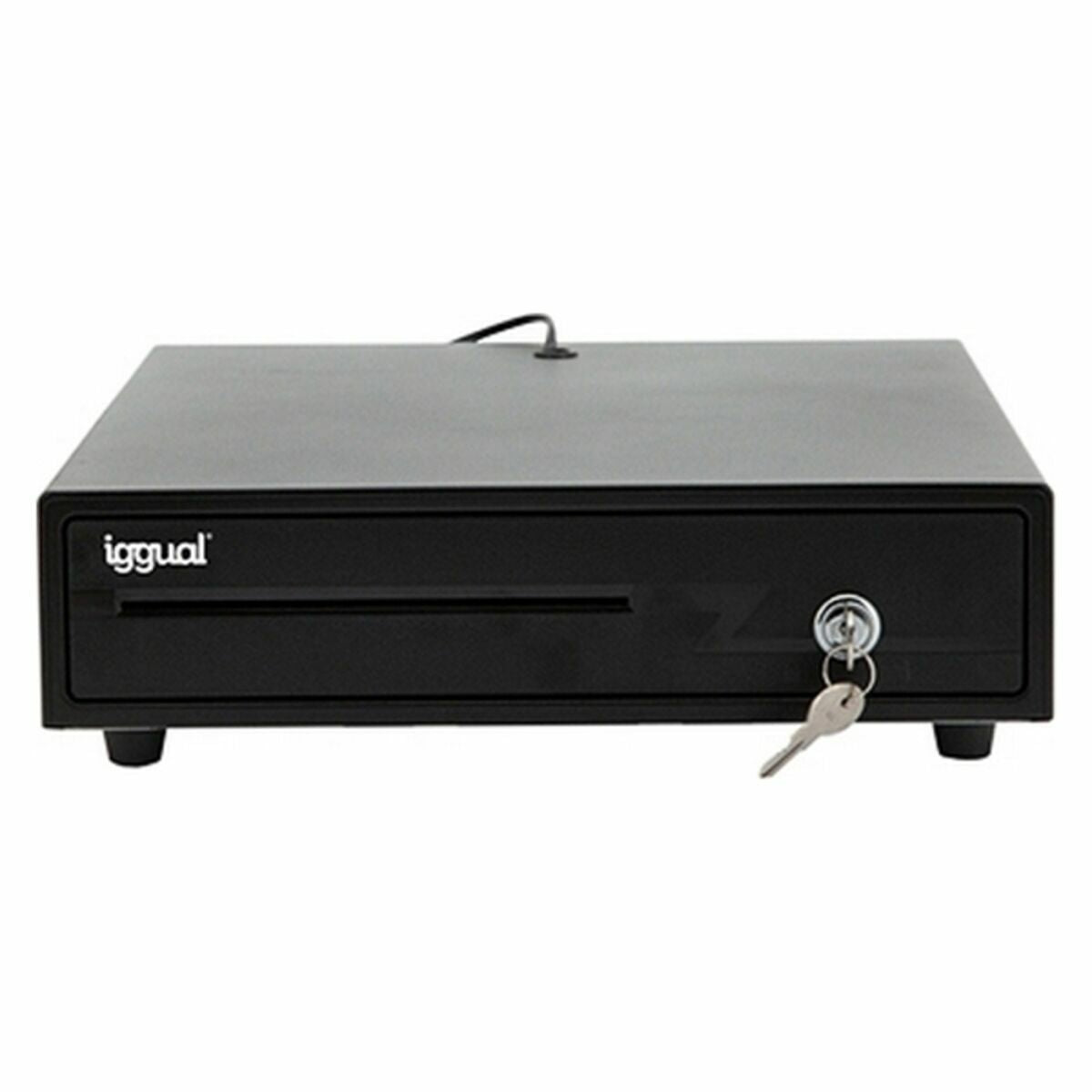 Cash Register Drawer iggual IGG316368 Black Multicolour Cash Register Drawer iggual IGG316368 Black Multicolour