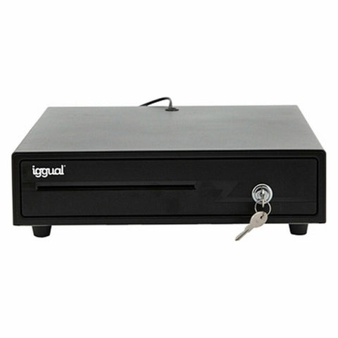 Cash Register Drawer iggual IGG316368 Black Multicolour Cash Register Drawer iggual IGG316368 Black Multicolour