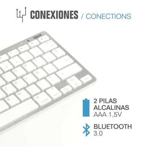 Bluetooth Keyboard iggual IGG316788 Spanish Monkey (1 Piece) Bluetooth Keyboard iggual IGG316788 Spanish Monkey (1 Piece)