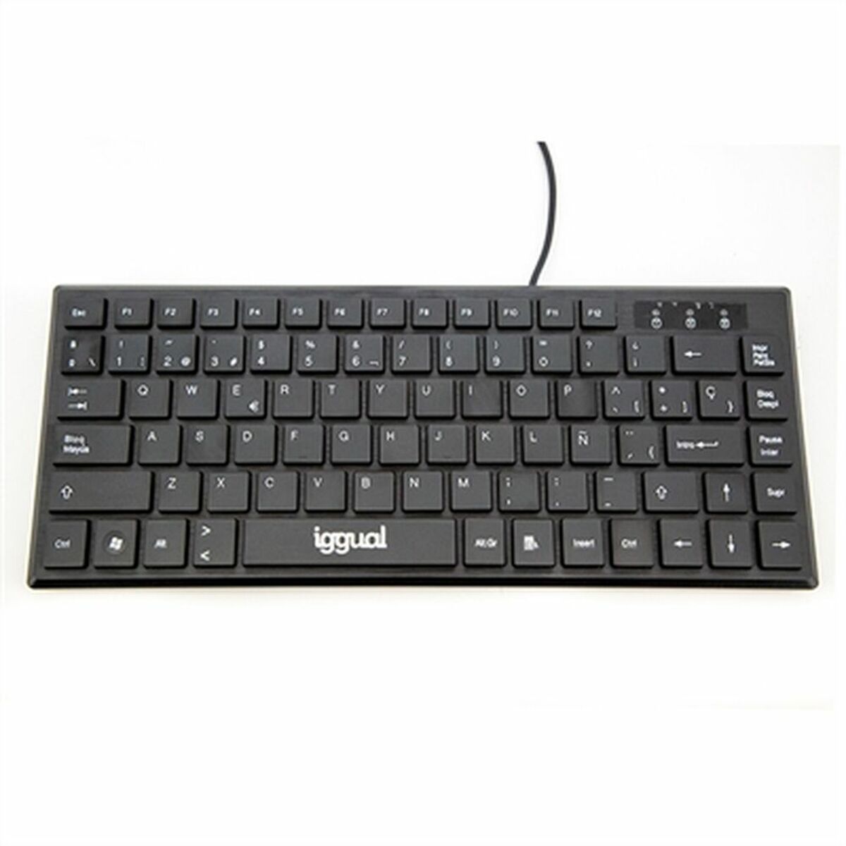Keyboard iggual Slim TKL-USB Black Keyboard iggual Slim TKL-USB Black