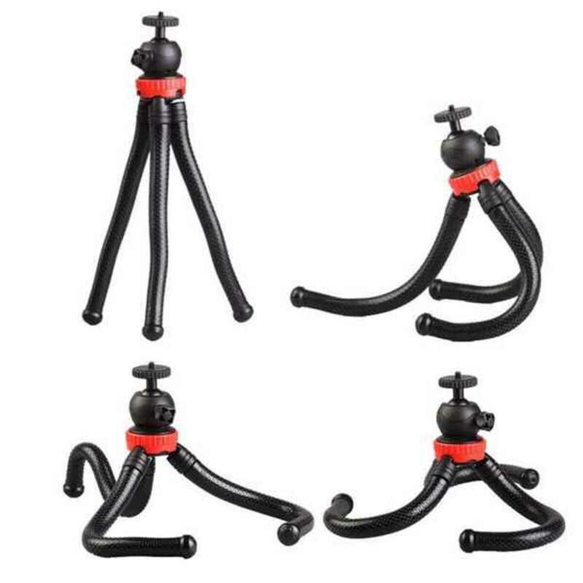 Portable tripod iggual MT360 360º Adjustable Black Portable tripod iggual MT360 360º Adjustable Black