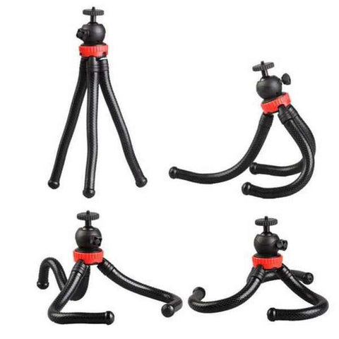 Portable tripod iggual MT360 360º Adjustable Black Portable tripod iggual MT360 360º Adjustable Black