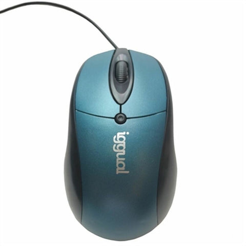 Mouse iggual COM-ERGONOMIC-XL 800 dpi Blue Black/Blue Mouse iggual COM-ERGONOMIC-XL 800 dpi Blue Black/Blue