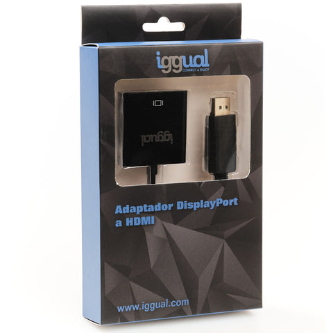 DisplayPort to HDMI Adapter iggual IGG318041 DisplayPort to HDMI Adapter iggual IGG318041