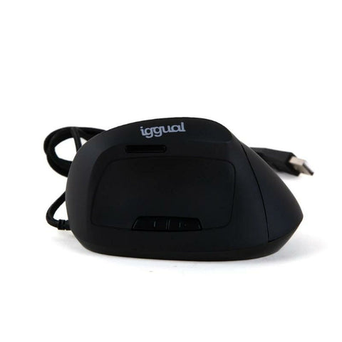 Ergonomic Optical Mouse iggual IGG318386 Ergonomic Optical Mouse iggual IGG318386