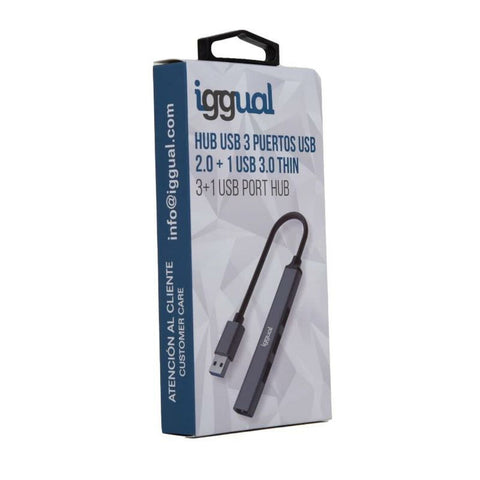 USB Hub iggual IGG318454 USB Hub iggual IGG318454