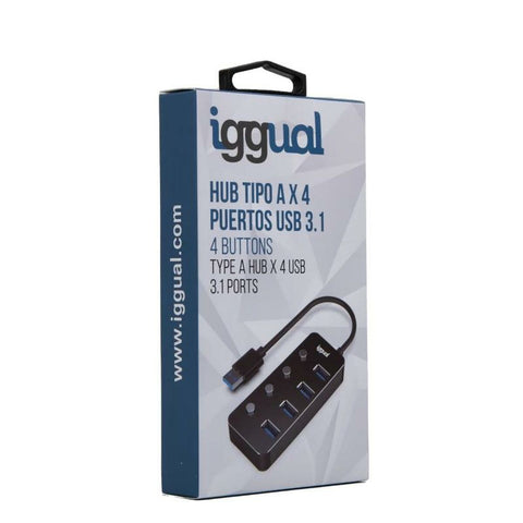 USB Hub iggual IGG318478 USB Hub iggual IGG318478
