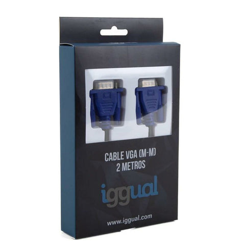 Data / Charger Cable with USB iggual IGG318577 2 m Data / Charger Cable with USB iggual IGG318577 2 m