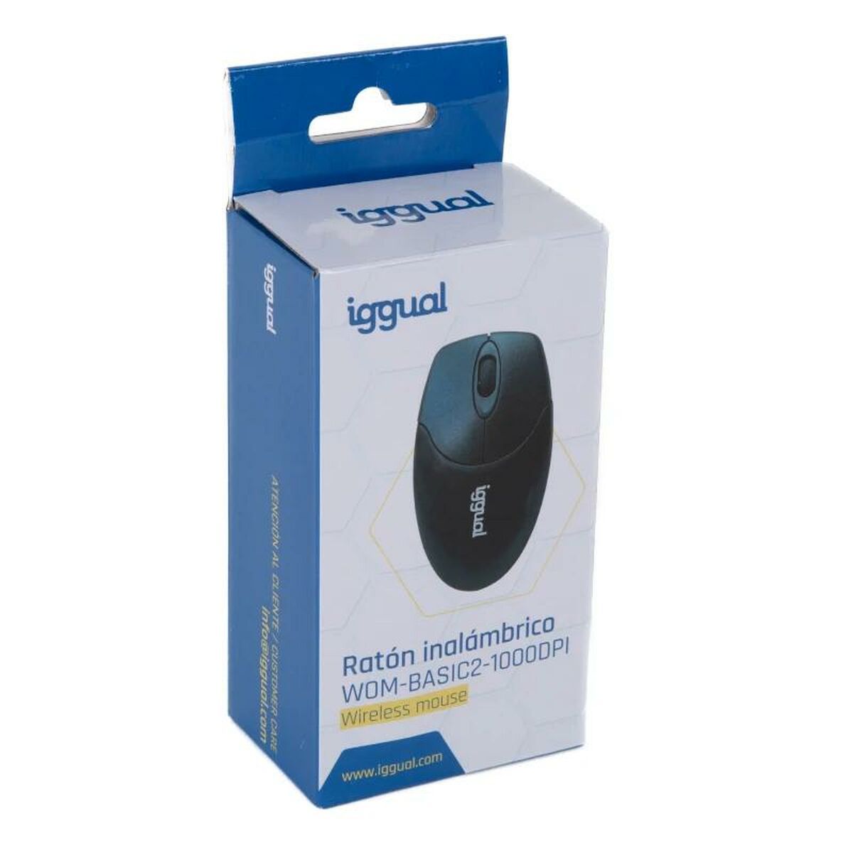 Wireless Mouse iggual WOM-BASIC Black (1 Unit) Wireless Mouse iggual WOM-BASIC Black (1 Unit)