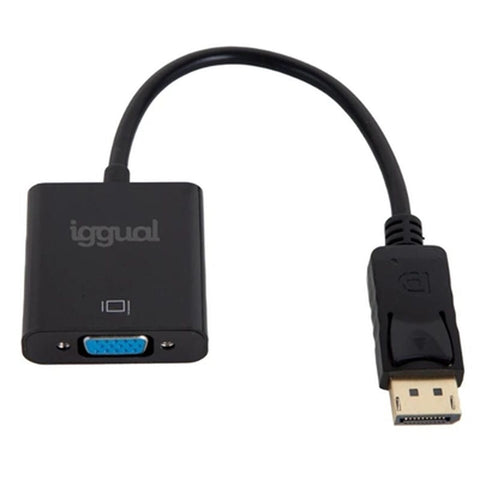 DisplayPort to VGA adapter iggual IGG319062 DisplayPort to VGA adapter iggual IGG319062
