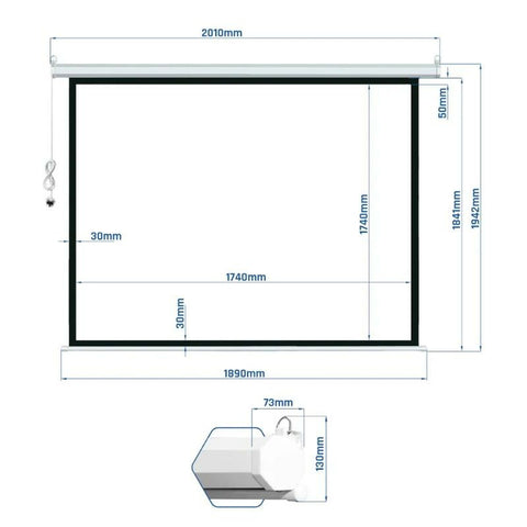 Projection Screen iggual IGG319215 Projection Screen iggual IGG319215