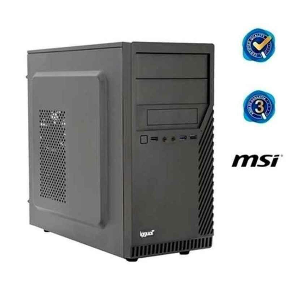 Desktop PC iggual PSIPCH512 i3-10100 8 GB RAM 240 GB SSD 8 GB RAM 240 GB 240 GB SSD Desktop PC iggual PSIPCH512 i3-10100 8 GB RAM 240 GB SSD 8 GB RAM 240 GB 240 GB SSD