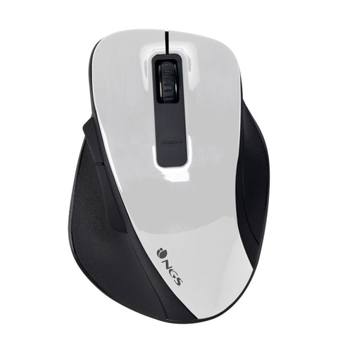 Wireless Mouse NGS BOWWHITE White 1600 dpi (1 Unit) Wireless Mouse NGS BOWWHITE White 1600 dpi (1 Unit)