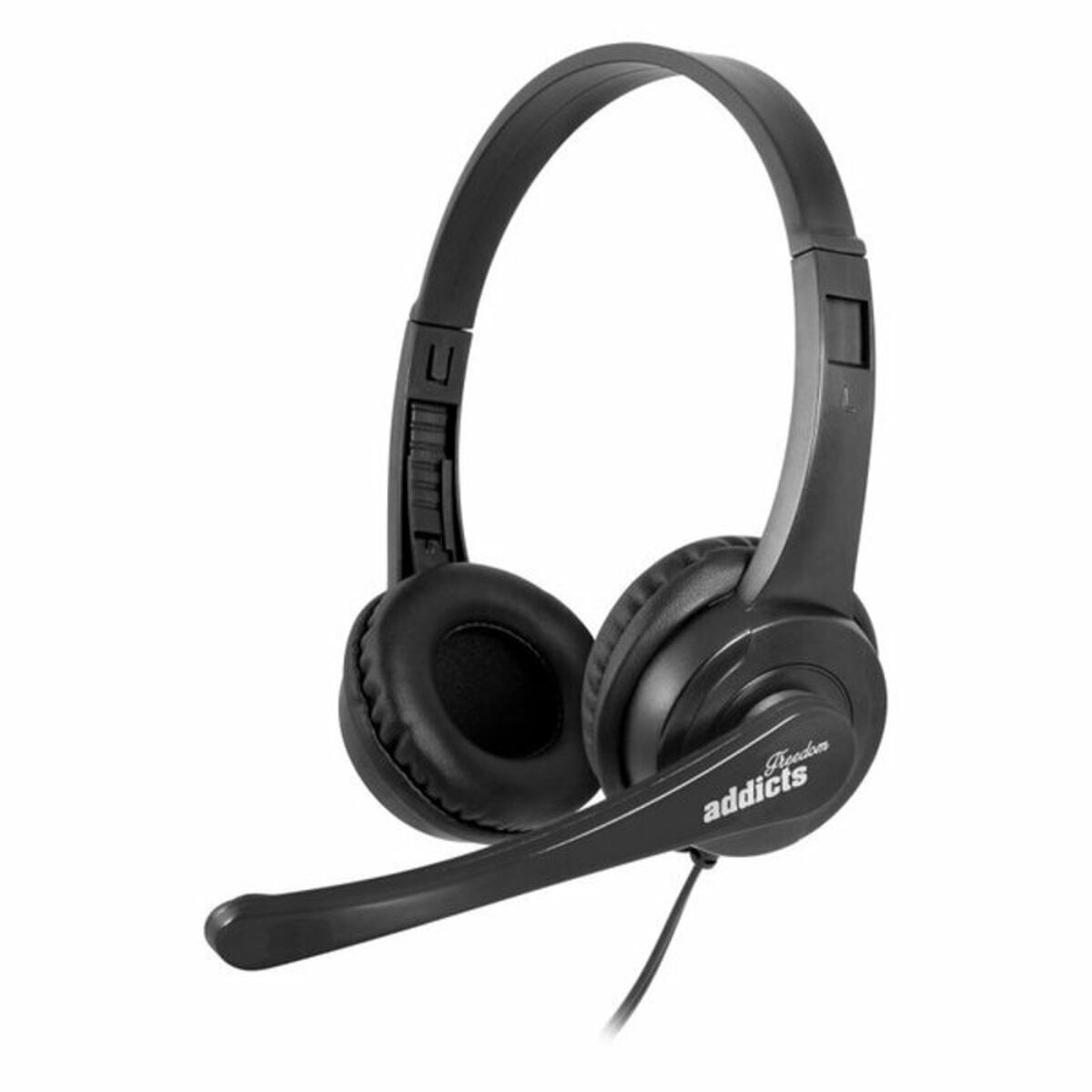 Headphone with Microphone NGS VOX505 USB Black 32 Ohm Headphone with Microphone NGS VOX505 USB Black 32 Ohm