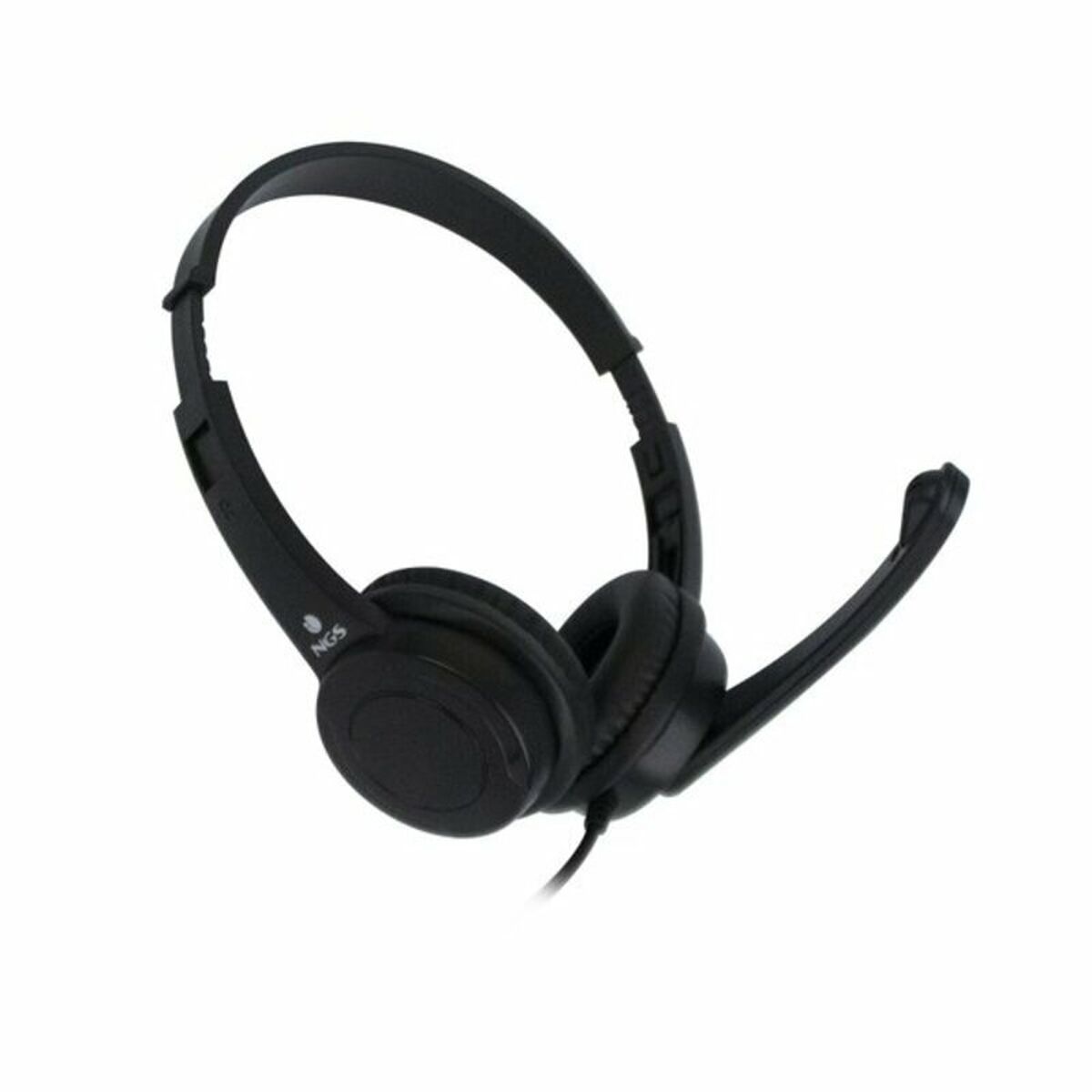 Headphone with Microphone NGS VOX505 USB Black 32 Ohm Headphone with Microphone NGS VOX505 USB Black 32 Ohm
