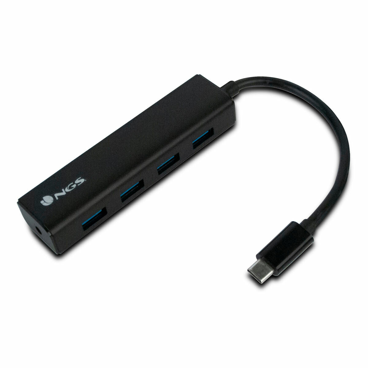 4-Port USB Hub NGS WONDERHUB4 Black 5 Gbps 4-Port USB Hub NGS WONDERHUB4 Black 5 Gbps