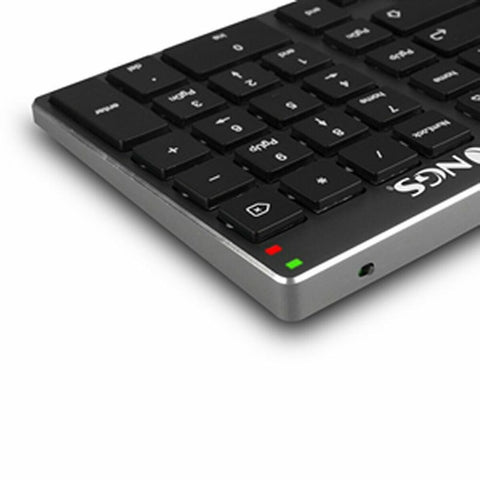 Keyboard NGS MULTI-DEVICE Grey Spanish Qwerty Keyboard NGS MULTI-DEVICE Grey Spanish Qwerty