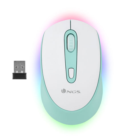 Mouse NGS SMOG-RB MINT Green 1600 dpi Wireless Mouse NGS SMOG-RB MINT Green 1600 dpi Wireless