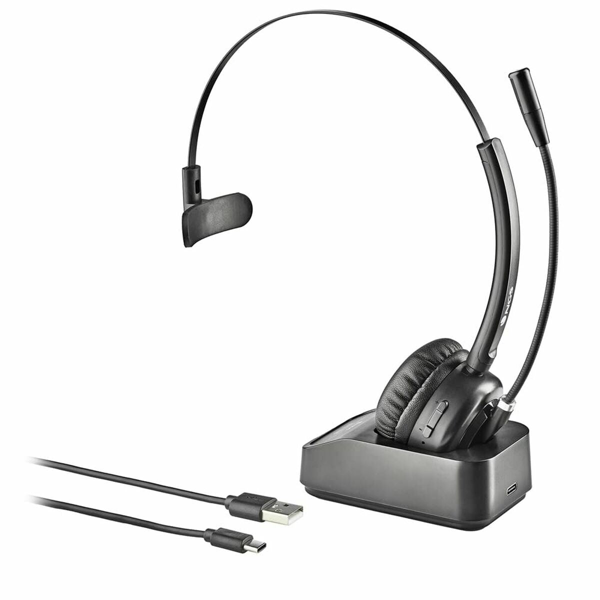 Headphones with Microphone NGS BUZZ BLAB Black Headphones with Microphone NGS BUZZ BLAB Black