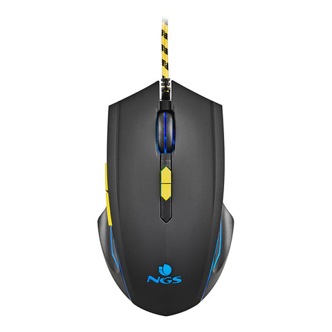 Gaming Mouse NGS GMX-123 Black 3200 DPI (1 Unit) Gaming Mouse NGS GMX-123 Black 3200 DPI (1 Unit)