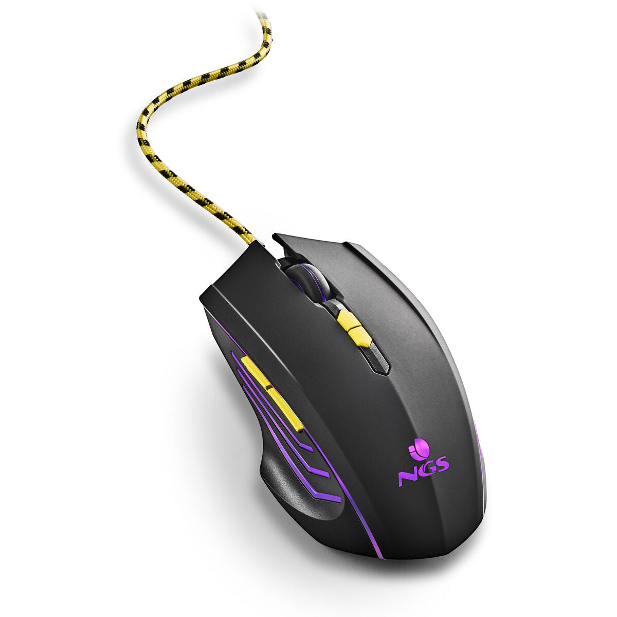 Gaming Mouse NGS GMX-123 Black 3200 DPI (1 Unit) Gaming Mouse NGS GMX-123 Black 3200 DPI (1 Unit)