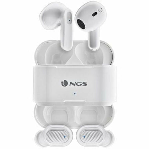 In-ear Bluetooth Headphones NGS ARTICA DUO White In-ear Bluetooth Headphones NGS ARTICA DUO White