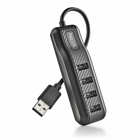 USB Hub NGS PORT 2.0 Black USB Hub NGS PORT 2.0 Black