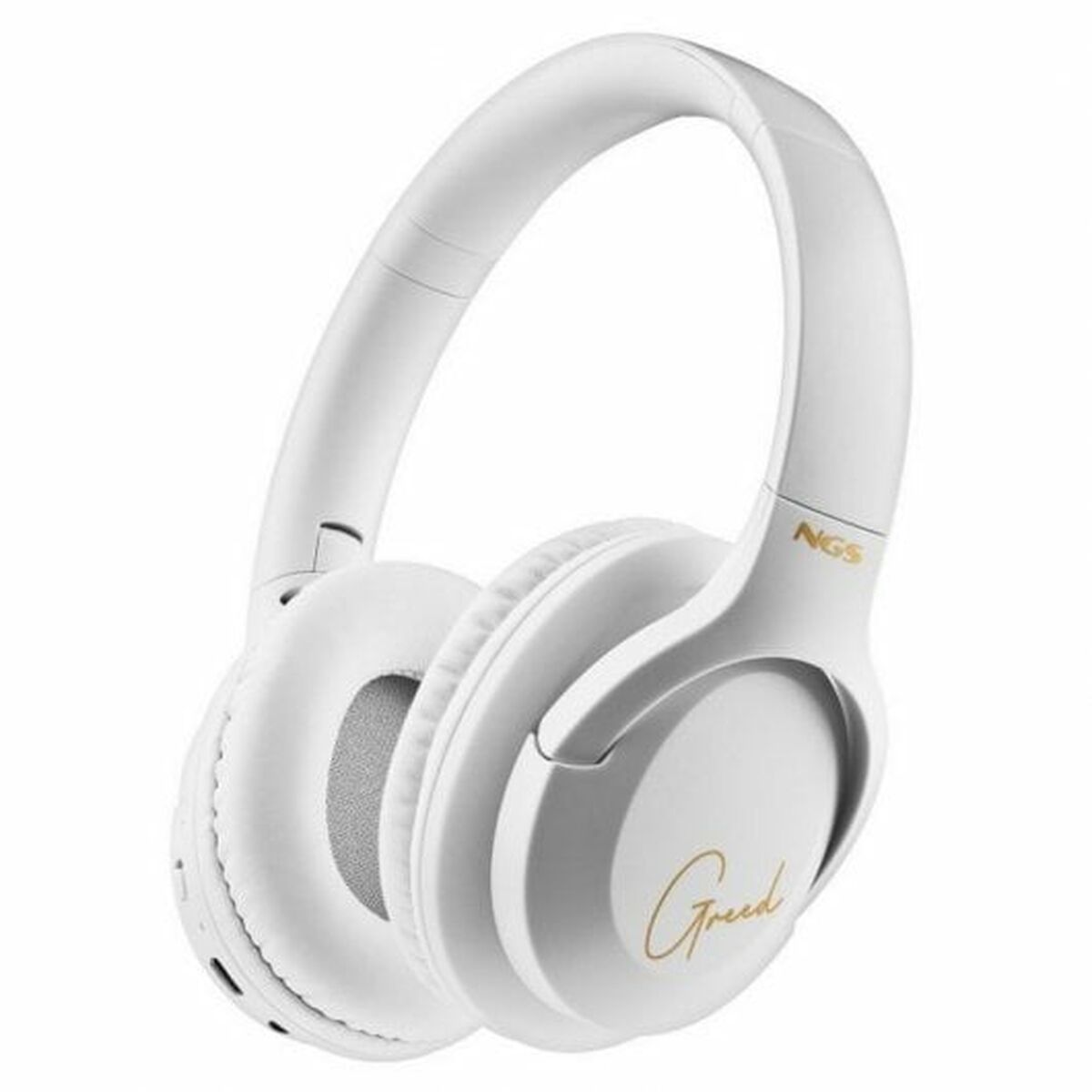 Bluetooth Headset with Microphone NGS ARTICAGREEDWHITE White Bluetooth Headset with Microphone NGS ARTICAGREEDWHITE White
