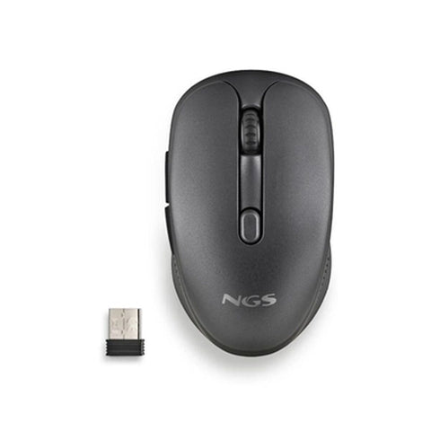 Wireless Mouse NGS EVO RUST Black 1600 dpi Wireless Mouse NGS EVO RUST Black 1600 dpi