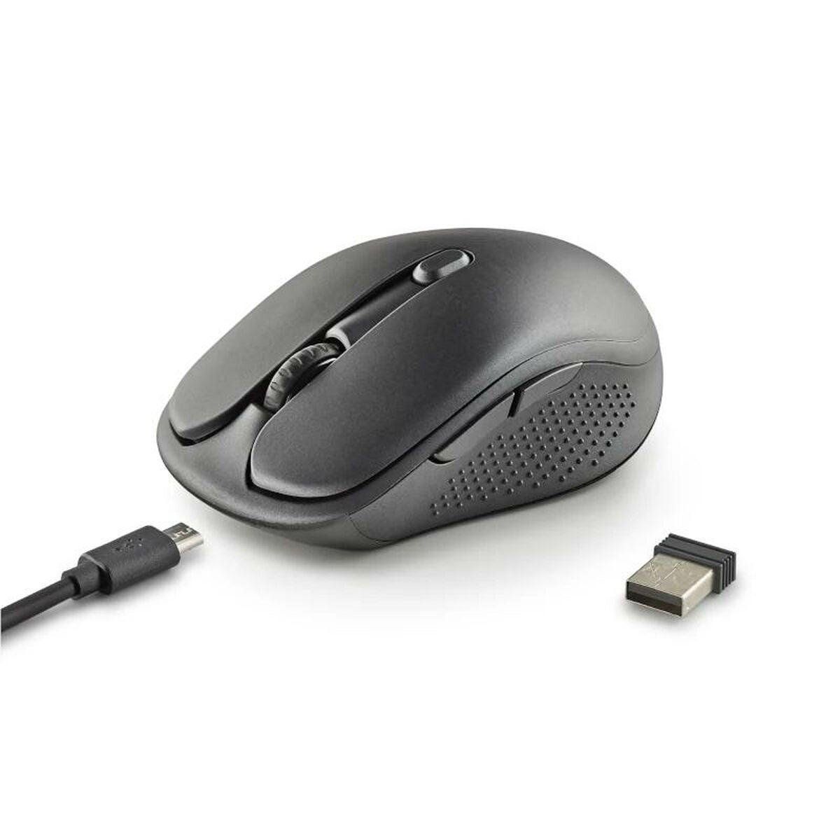 Wireless Mouse NGS EVO RUST Black 1600 dpi Wireless Mouse NGS EVO RUST Black 1600 dpi