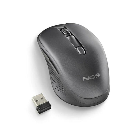 Wireless Mouse NGS EVO RUST Black 1600 dpi Wireless Mouse NGS EVO RUST Black 1600 dpi