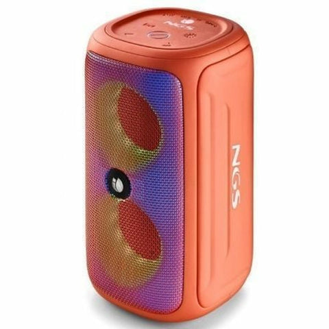 Portable Bluetooth Speakers NGS ROLLERBEASTCORAL Orange Portable Bluetooth Speakers NGS ROLLERBEASTCORAL Orange
