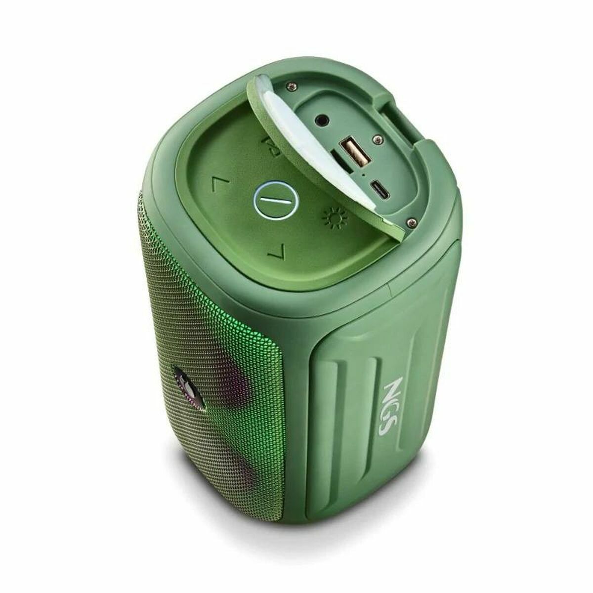 Wireless Bluetooth Speaker NGS ROLLERBEAST Green Wireless Bluetooth Speaker NGS ROLLERBEAST Green