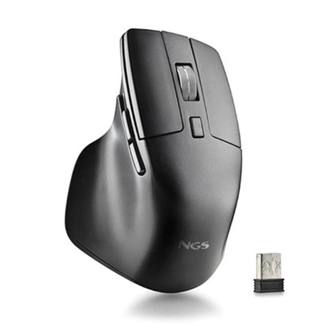 Wireless Mouse NGS HIT-RB Black 1600 dpi Wireless Mouse NGS HIT-RB Black 1600 dpi