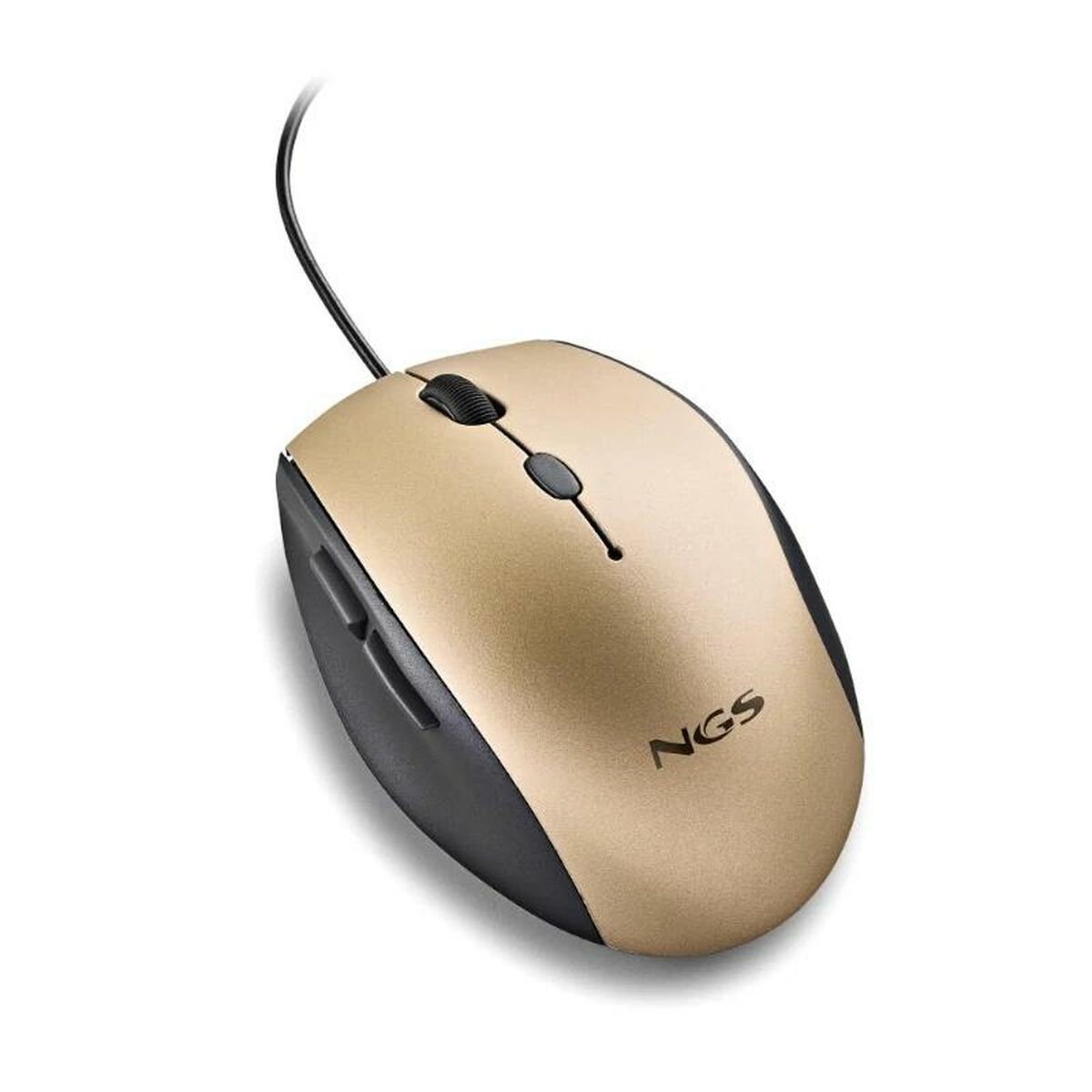 Mouse NGS MOTHGOLD 1600 dpi Golden (1 Unit) Mouse NGS MOTHGOLD 1600 dpi Golden (1 Unit)