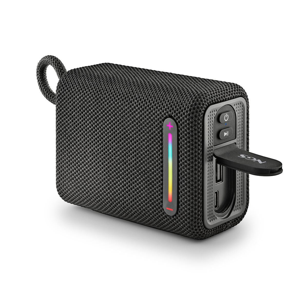 Portable Bluetooth Speakers NGS Roller Furia 1 Black Black 15 W Portable Bluetooth Speakers NGS Roller Furia 1 Black Black 15 W